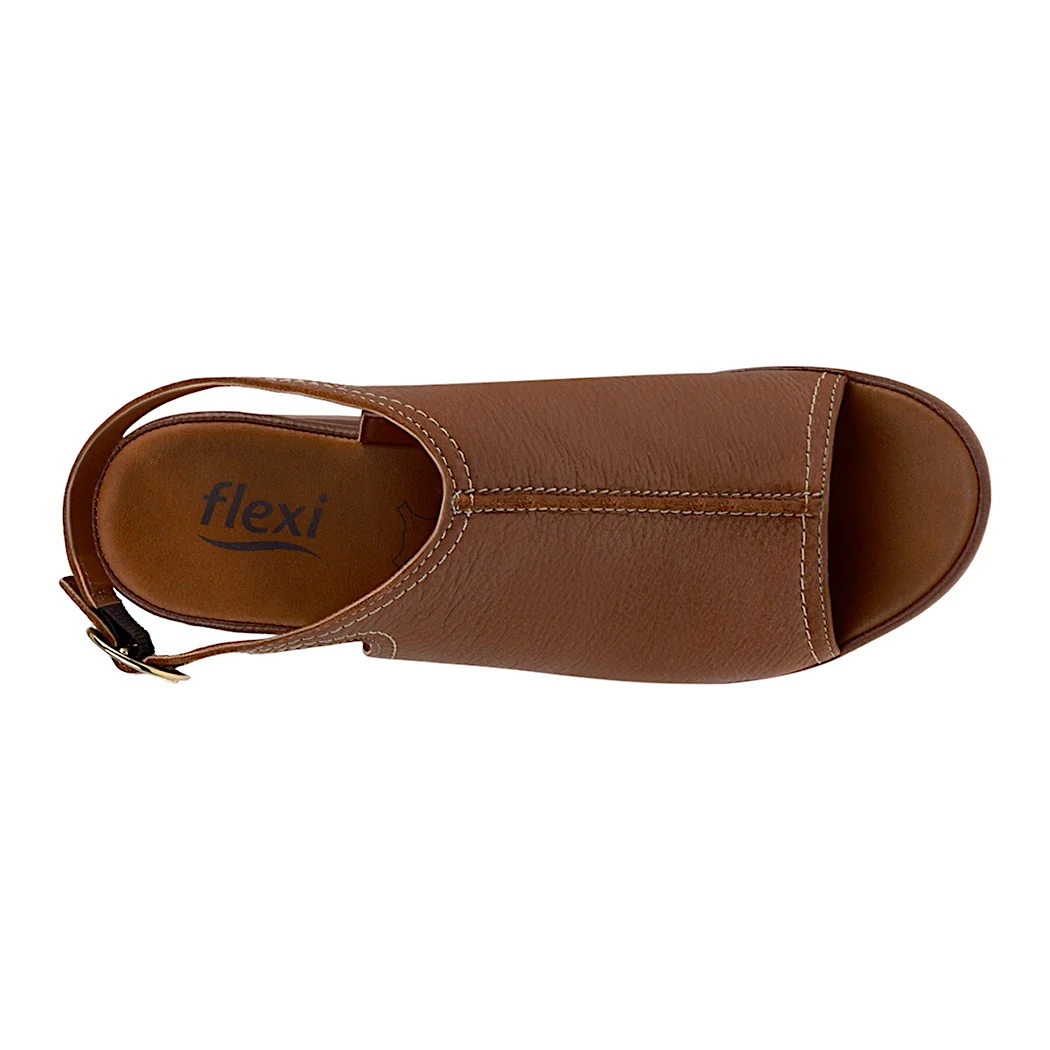 SANDALIAS DAMA FLEXI 122703 PIEL CAFÉ - Image 4