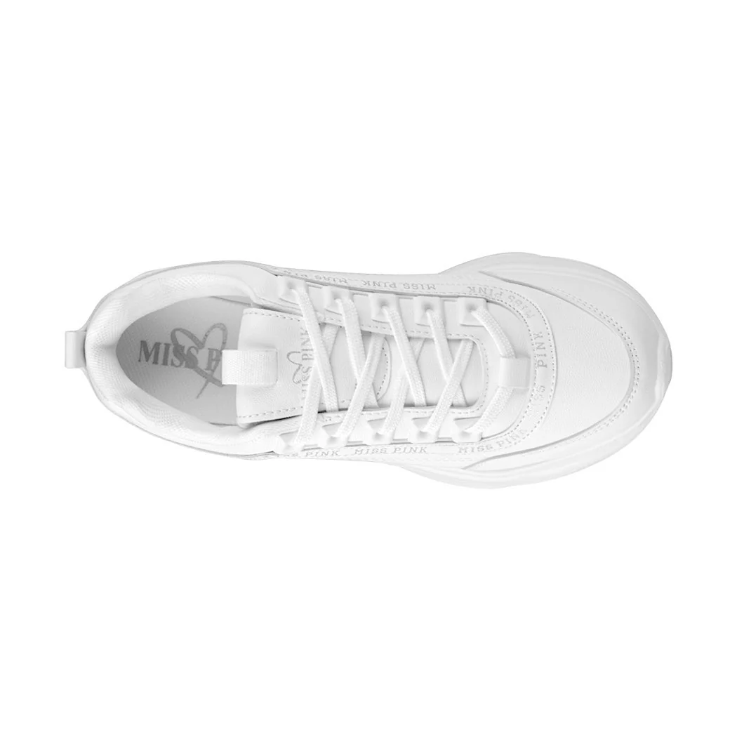 TENIS CASUALES PARA DAMA MISS PINK 182078 SIMPIEL BLANCO - Image 4