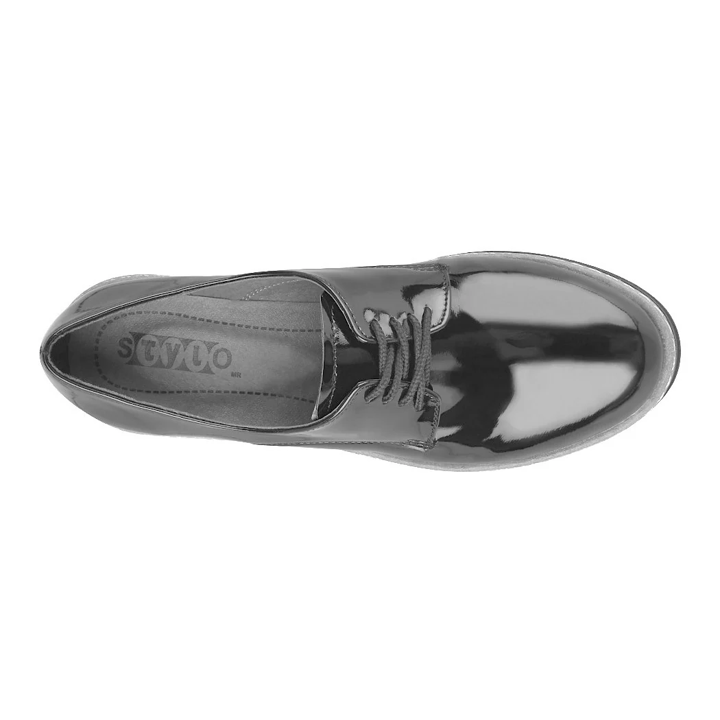 ZAPATOS CASUALES PARA DAMA STYLO 2933 CHAROL NEGRO - Image 4