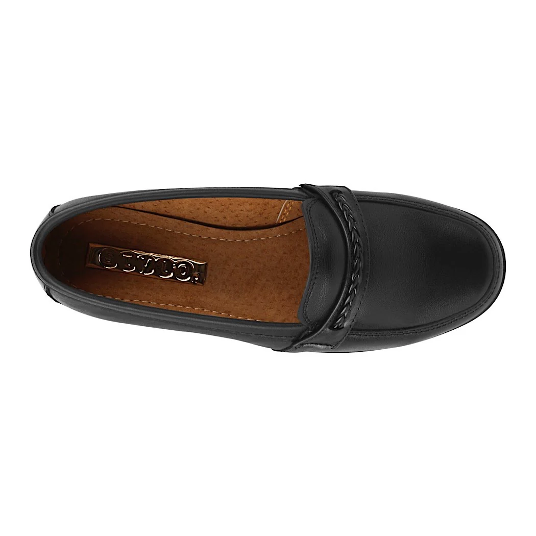 Mocasines Stylo para mujer piel negro 6000 - Image 4