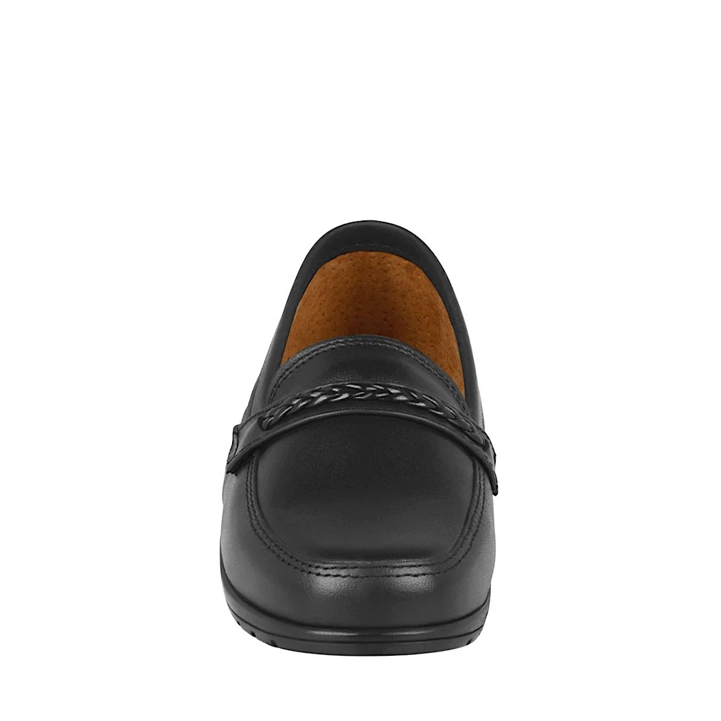 Mocasines Stylo para mujer piel negro 6000 - Image 5