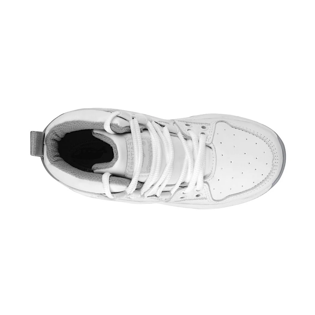 TENIS CASUALES NIÑO PONTIAC 6123 SIMIPIEL BLANCO - Image 4
