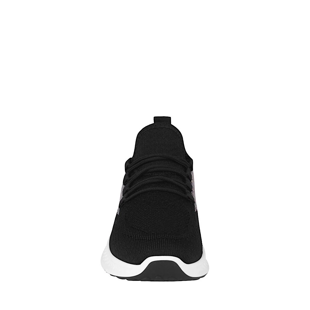TENIS CASUALES DAMA STYLO 662201 TEXTIL NEGRO - Image 5