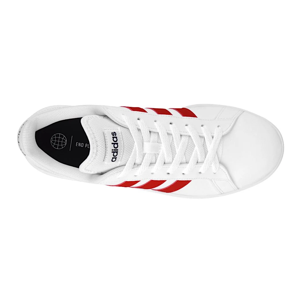 TENIS CABALLERO ADIDAS GRAND COURT FZ6461 SIMIPIEL BLANCO - Image 4