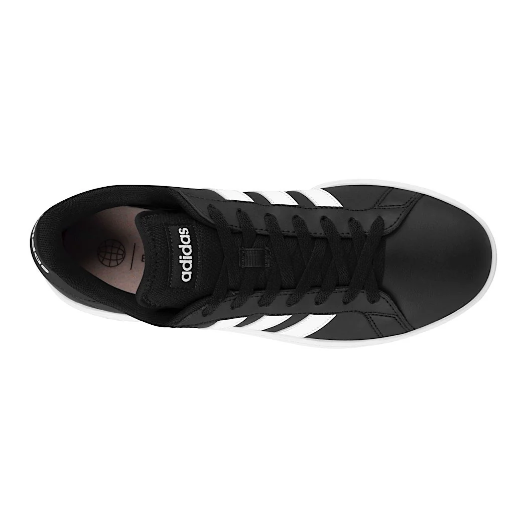 TENIS CABALLERO ADIDAS GRAND COURT GW9251 SIMIPIEL NEGRO - Image 4