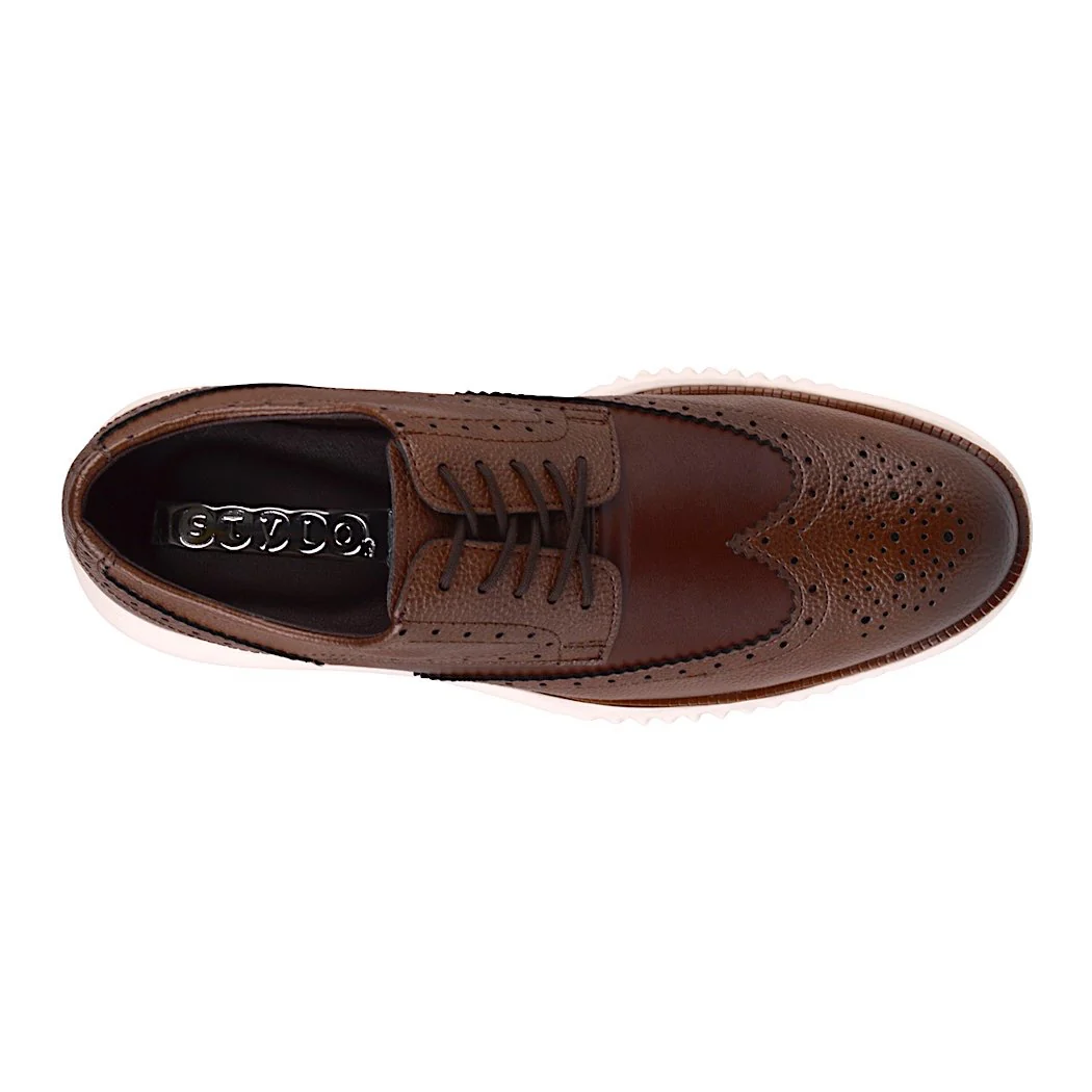 ZAPATOS CASUALES CABALLERO STYLO H13761 SIMIPIEL CAFÉ - Image 4