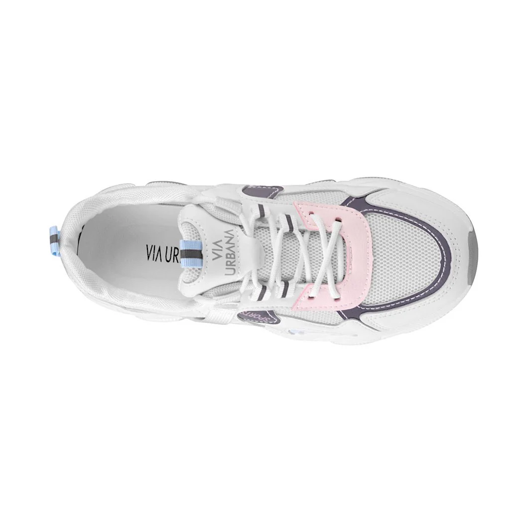 TENIS DAMA VIA URBANA PW2196020 TEXTIL BLANCO - Image 4