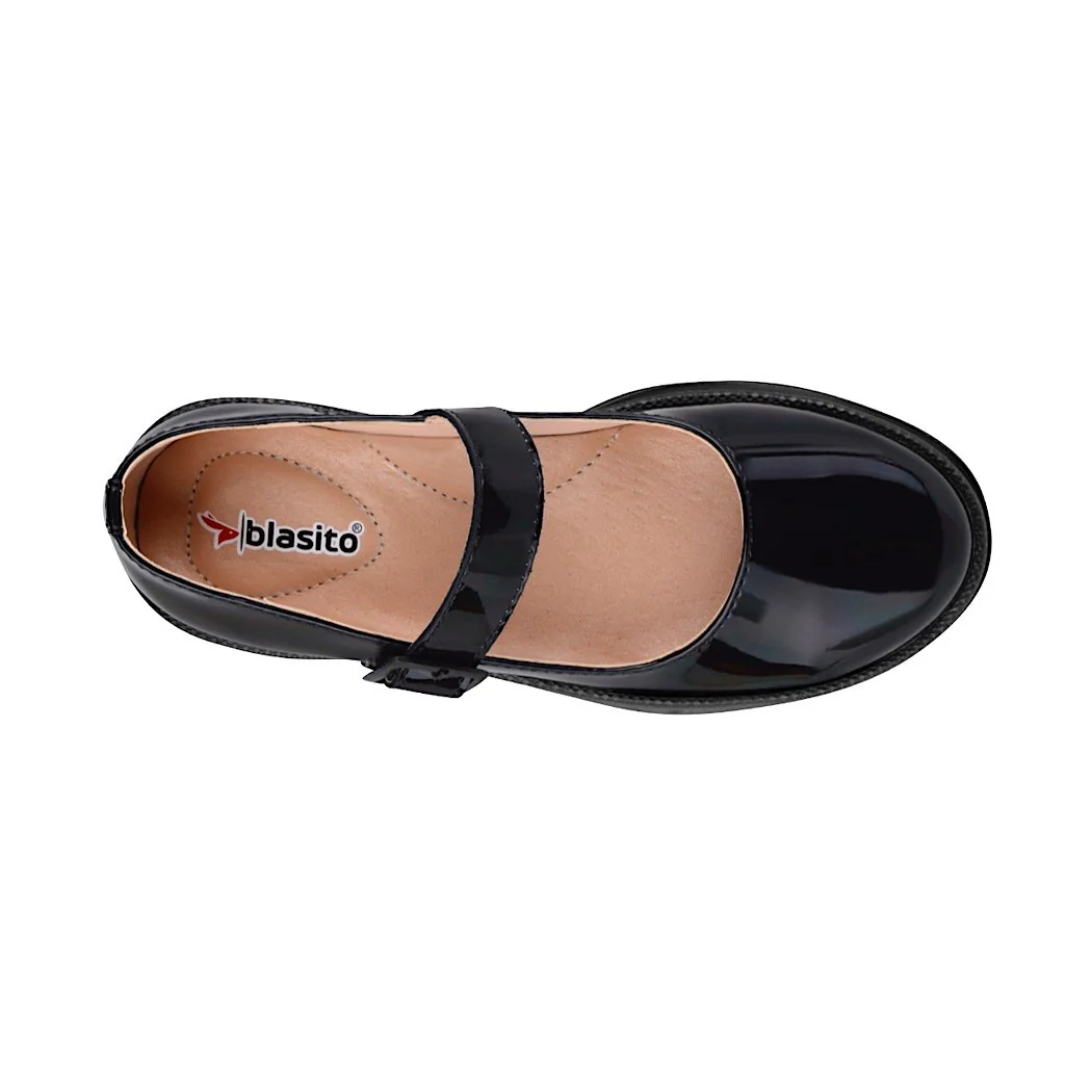 ZAPATOS ESCOLARES NIÑA BLASITO 23E110 CHAROL NEGRO - Image 4